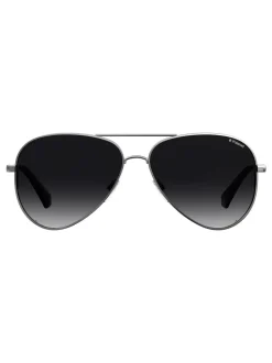 Polaroid Monochrome Pilot Black Sunglasses