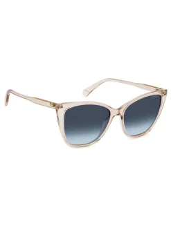 Polaroid Nude Rectangular Sunglasses