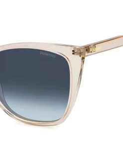 Polaroid Nude Rectangular Sunglasses