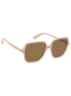 Polaroid Oversized Pink Square Sunglasses