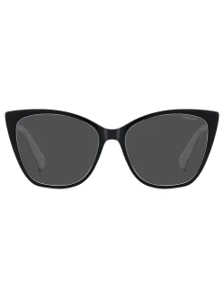 Polaroid Rectangular Black Sunglasses