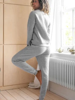 Pour Moi - Doorgestikte loungepyjama