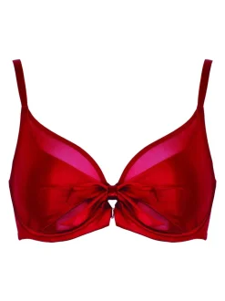 Pour Moi All Yours Satijn en mesh beha met voorsluiting