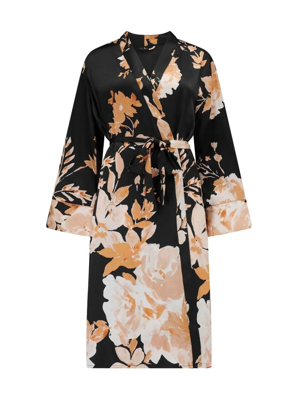 Pour Moi Dusk Printed Satin Midi Dressing Gown