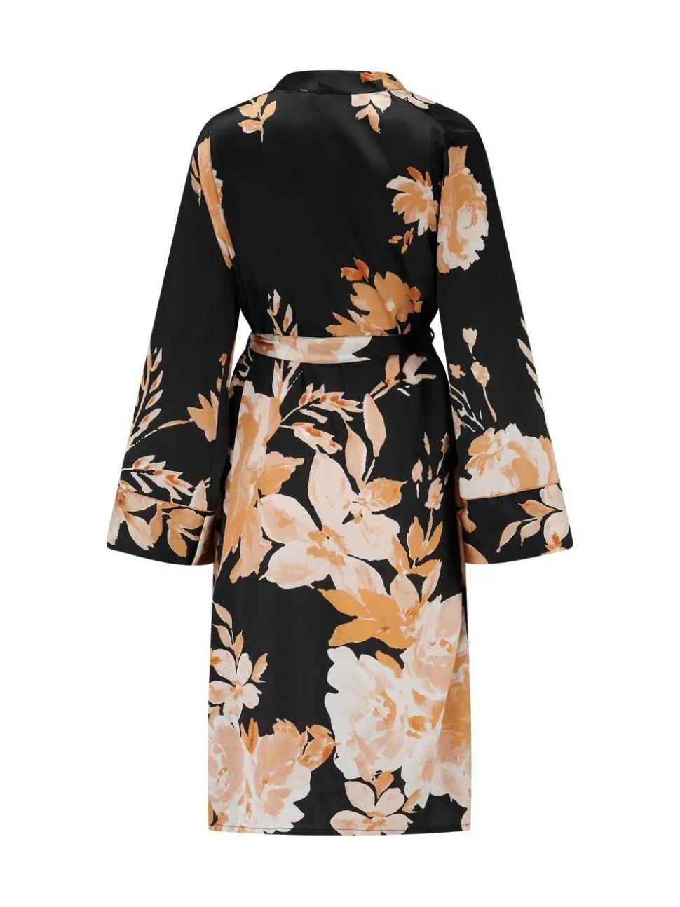 Pour Moi Dusk Printed Satin Midi Dressing Gown