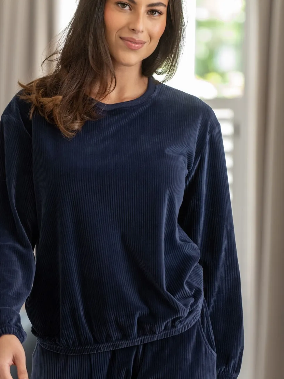 Pour Moi Ribbed Cosy Fleece Lounge Pyjamas Set