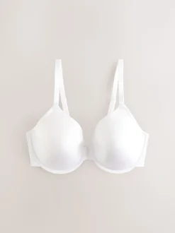 Praline huidskleur/wit - A-E Afvlakkende Ultimate Comfort Beha's 2 Verpakking