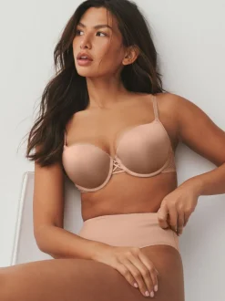 Praline nude - A-DD push-up Triple Boost diepuitgesneden beha