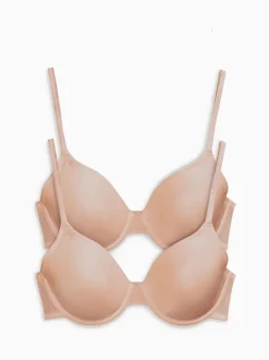 Praline nude - A-E Afvlakkende Ultimate Comfort Beha's 2 Verpakking