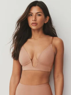 Praline nude - A-E Multiway-bh met diep decolleté