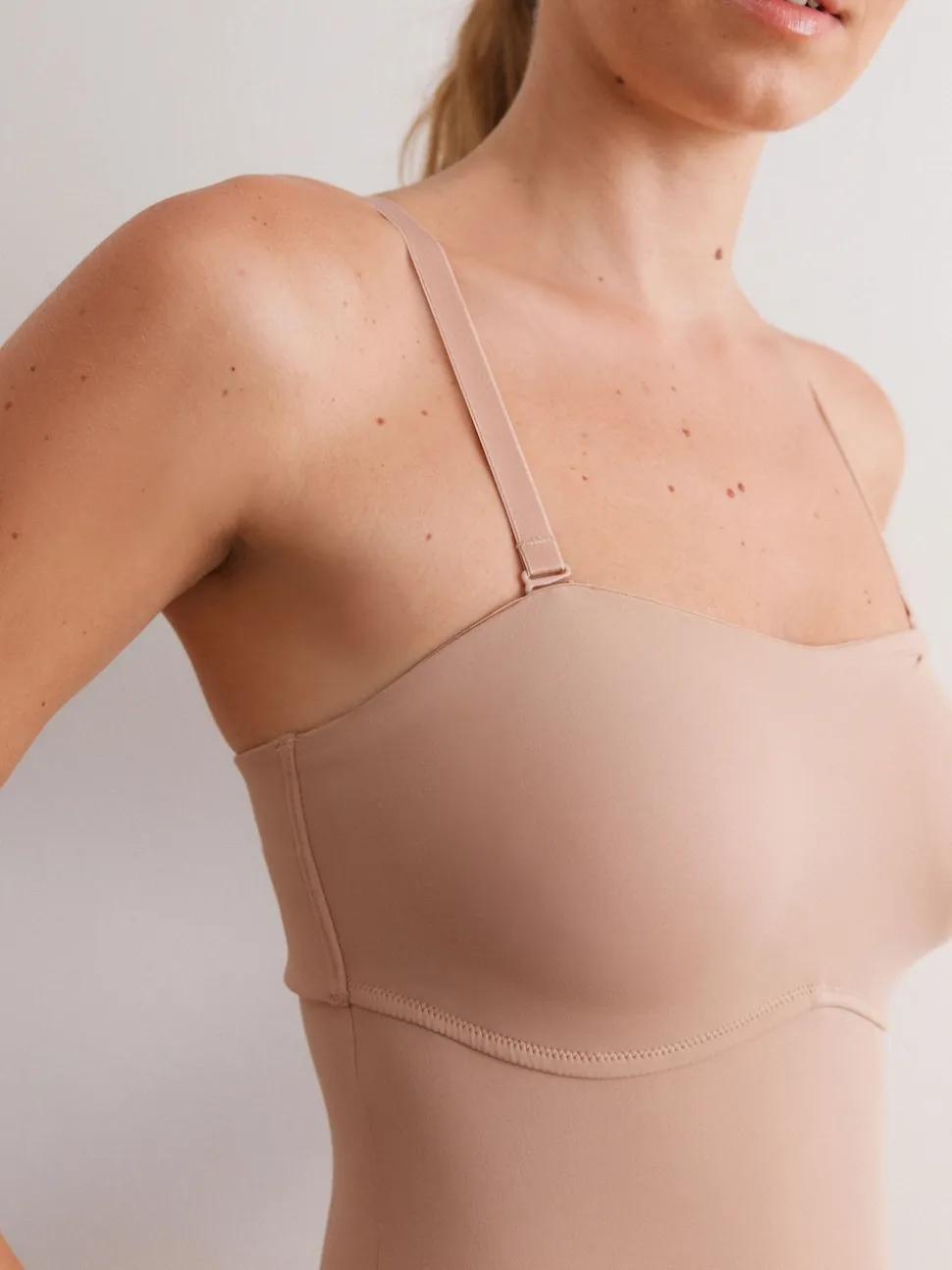 Praline nude - Bandeau dijvormende shapewear