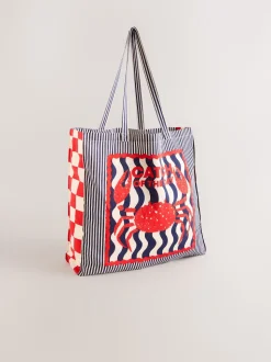 Print - Sardine Print 100% Cotton Shopper Bag
