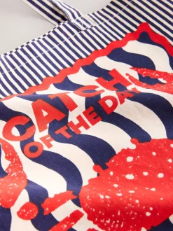 Print - Sardine Print 100% Cotton Shopper Bag
