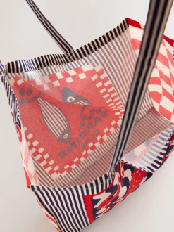 Print - Sardine Print 100% Cotton Shopper Bag