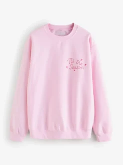 Proper Good Christmas Tis The Season Back Graphic Sweatshirt