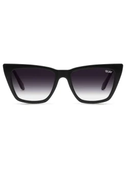QUAY Call The Shots Black Sunglasses