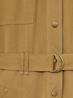 Reiss - Mina - Lyocell-katoenen jumpsuit met wijde pijpen