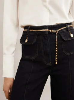 Reiss Georgia Chain-Link Belt