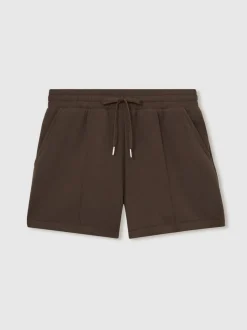 Reiss Joanna Interlock sweatshorts met trekkoord