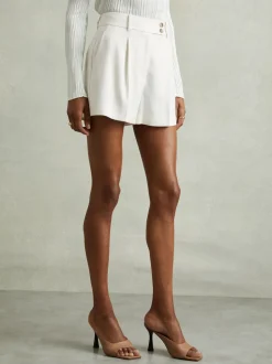Reiss Millie maatsnitshort met bandplooi