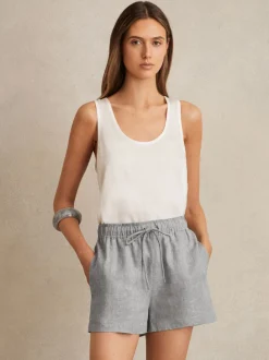Reiss Willow linnen Mix Shorts