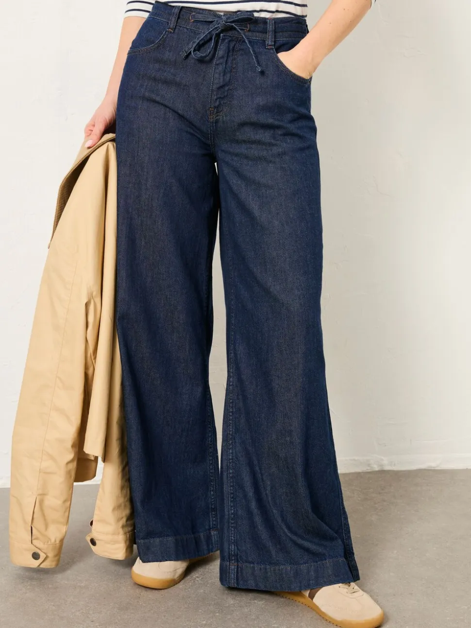 Rinse wash - FatFace jeans met wijde pijpen