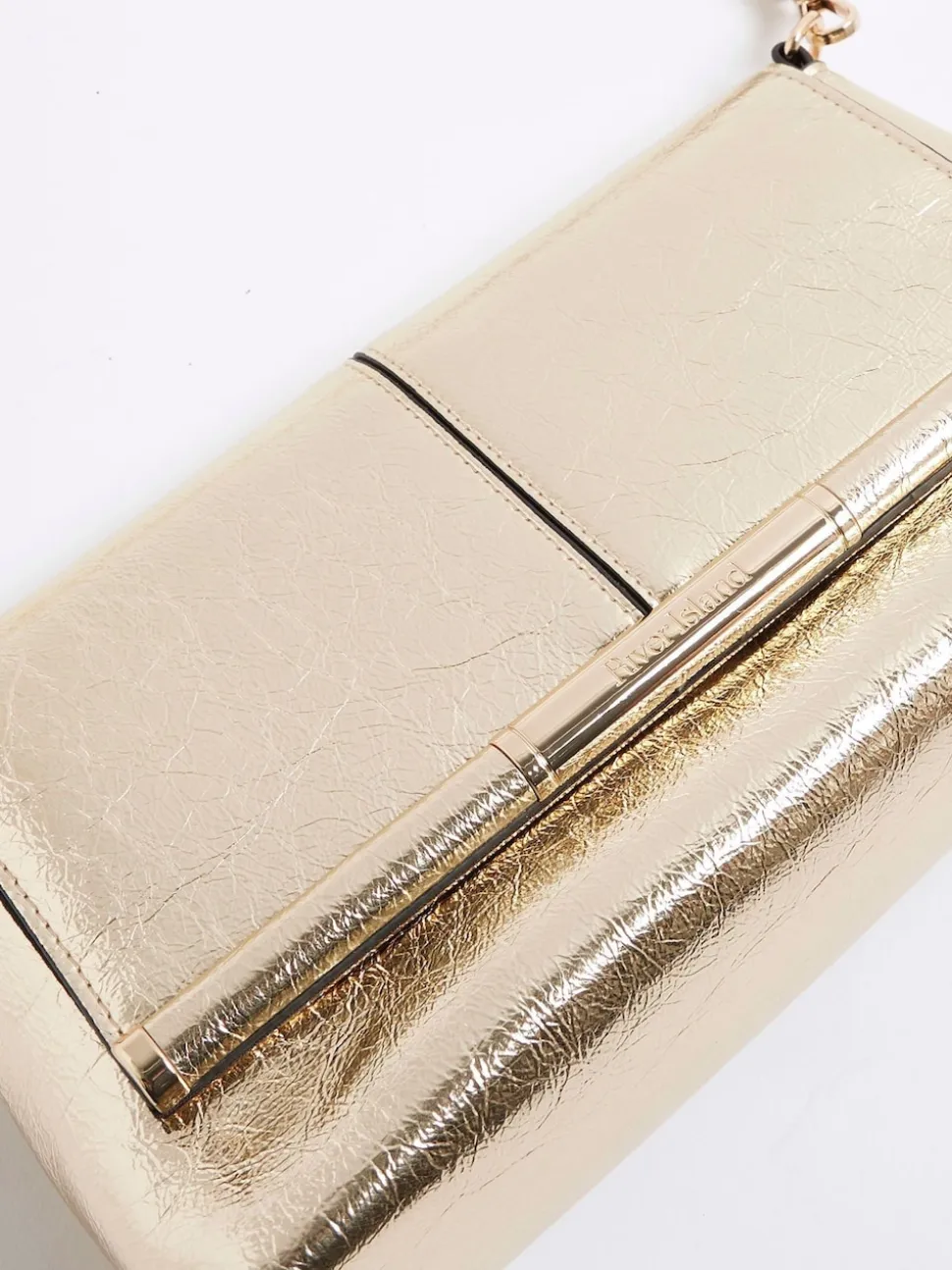 River Island Bar Front Clutch Bag