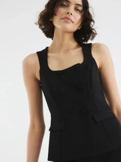 River Island Double Breasted Jumpsuit