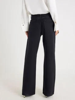 River Island jeans met hoge taille, rechte pijpen en relaxte pasvorm