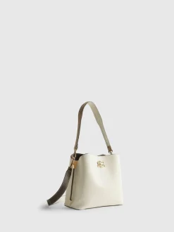 River Island Lock Front Bucket Bag