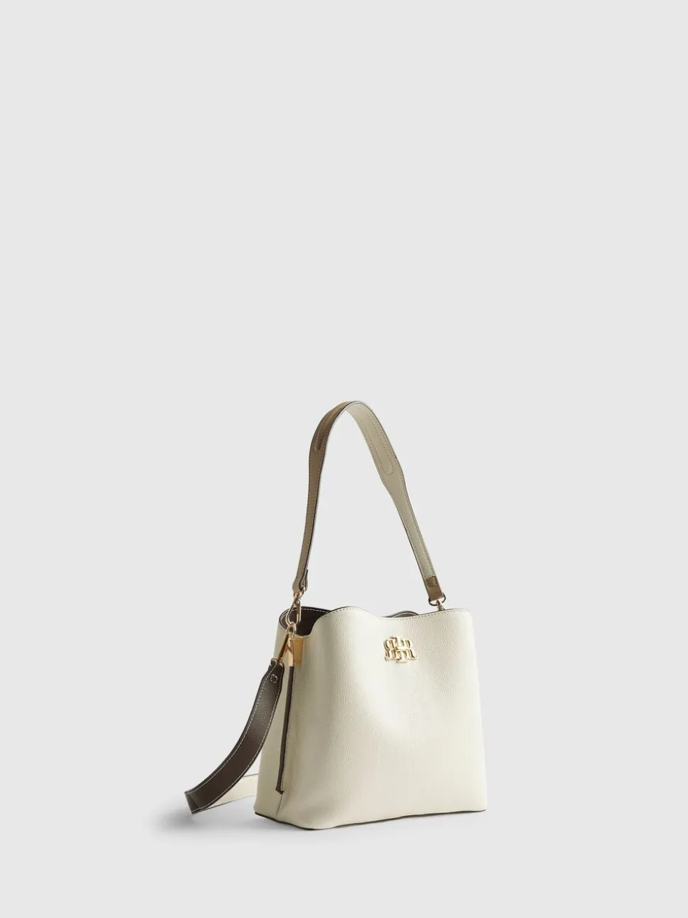 River Island Lock Front Bucket Bag