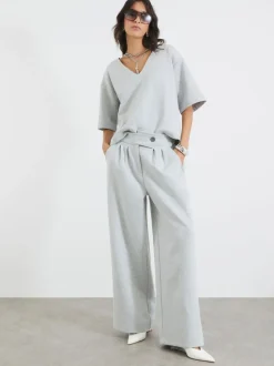 River Island Marl Tailored Interlock Trousers