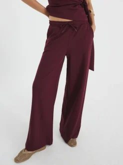River Island Premium High Waisted Wide Leg Joggers