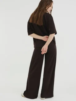 River Island Premium Wide Leg Joggers