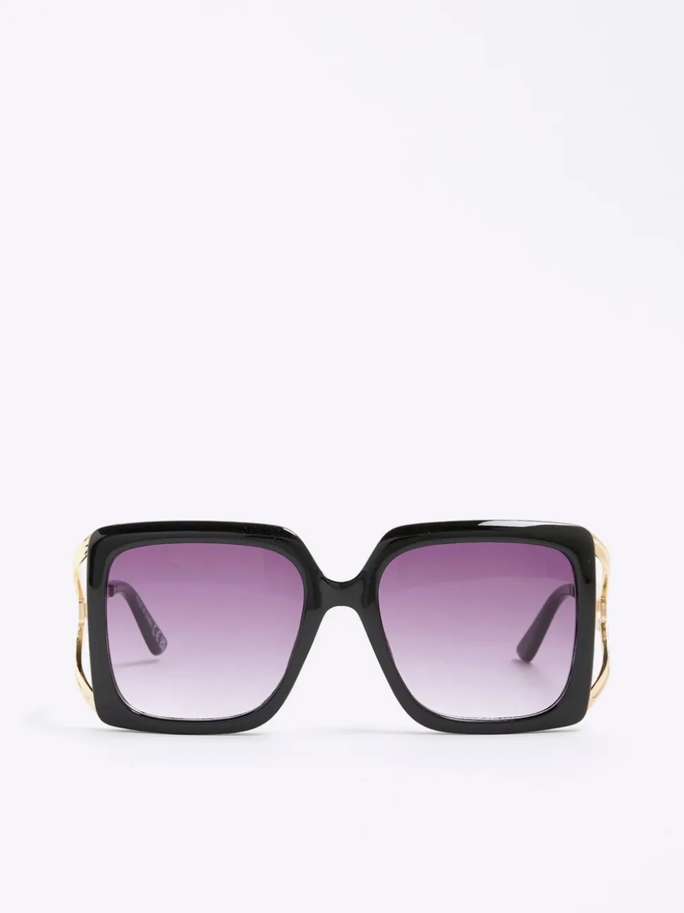 River Island Square Cut Out Sunglasses
