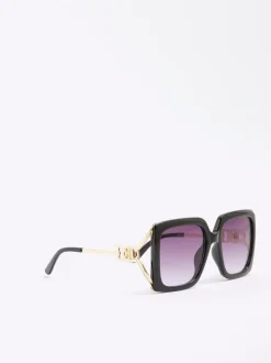 River Island Square Cut Out Sunglasses