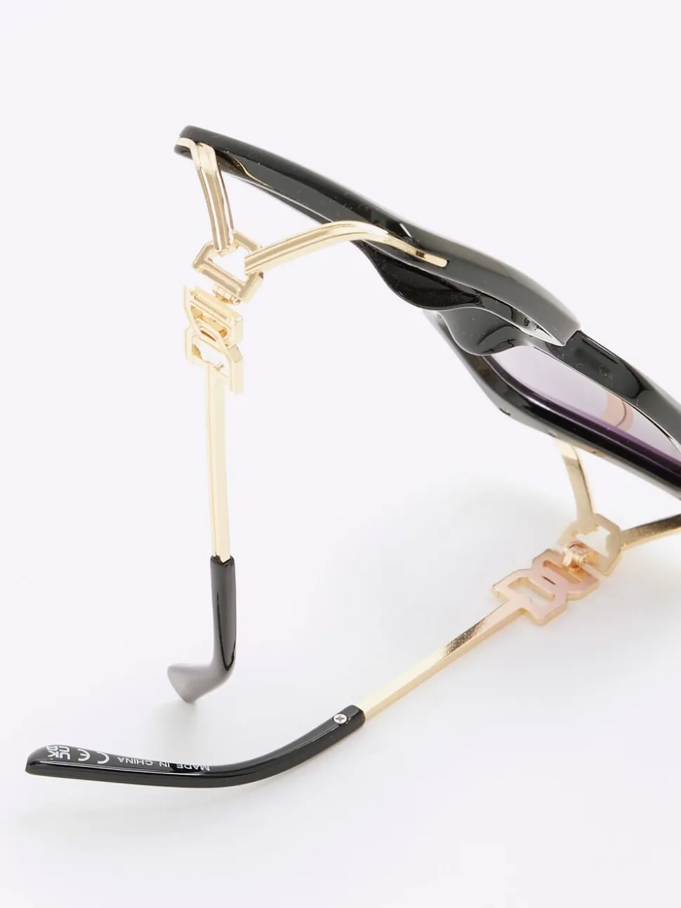 River Island Square Cut Out Sunglasses