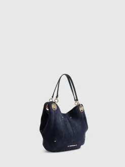 River Island Suedette Eyelet Slouch Bag