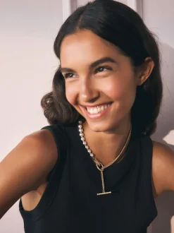 Rockett St George Chain and Bead Necklace