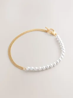 Rockett St George Chain and Bead Necklace
