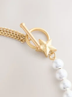 Rockett St George Chain and Bead Necklace