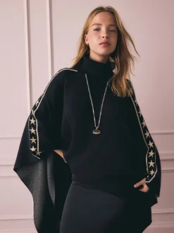 Rockett St George Gebreide Poncho