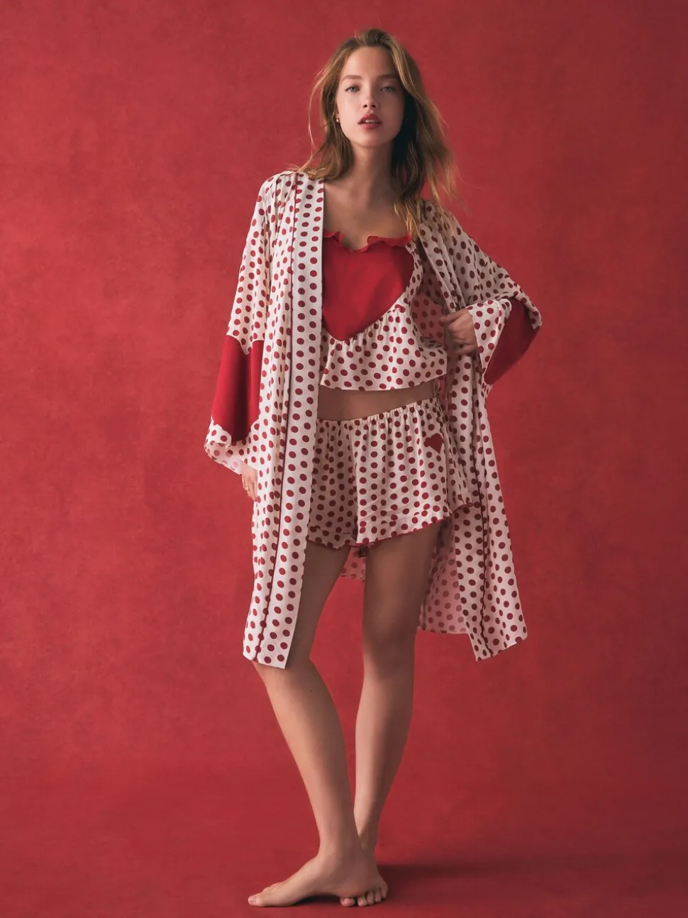 Rockett St George Hearts Short Robe