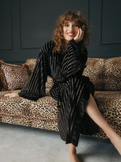Rockett St George Metallic Stripe Robe