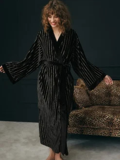 Rockett St George Metallic Stripe Robe