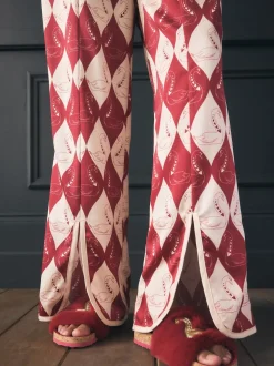 Rockett St George Textured Satin Button Through Pyjamas