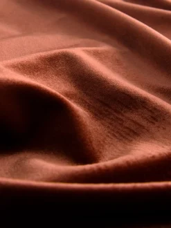 Roestbruin - Fluwelen multiway maxi-jurk voor bruidsmeisjes