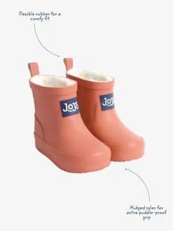 Roestbruin - JoJo Maman Bébé Short Cosy Lined Wellie Boot