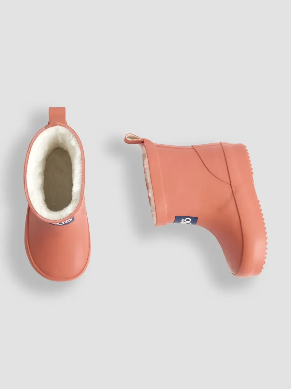 Roestbruin - JoJo Maman Bébé Short Cosy Lined Wellie Boot