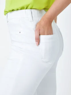 Roman Denim Stretchy knielange pedaalduwer Broeken